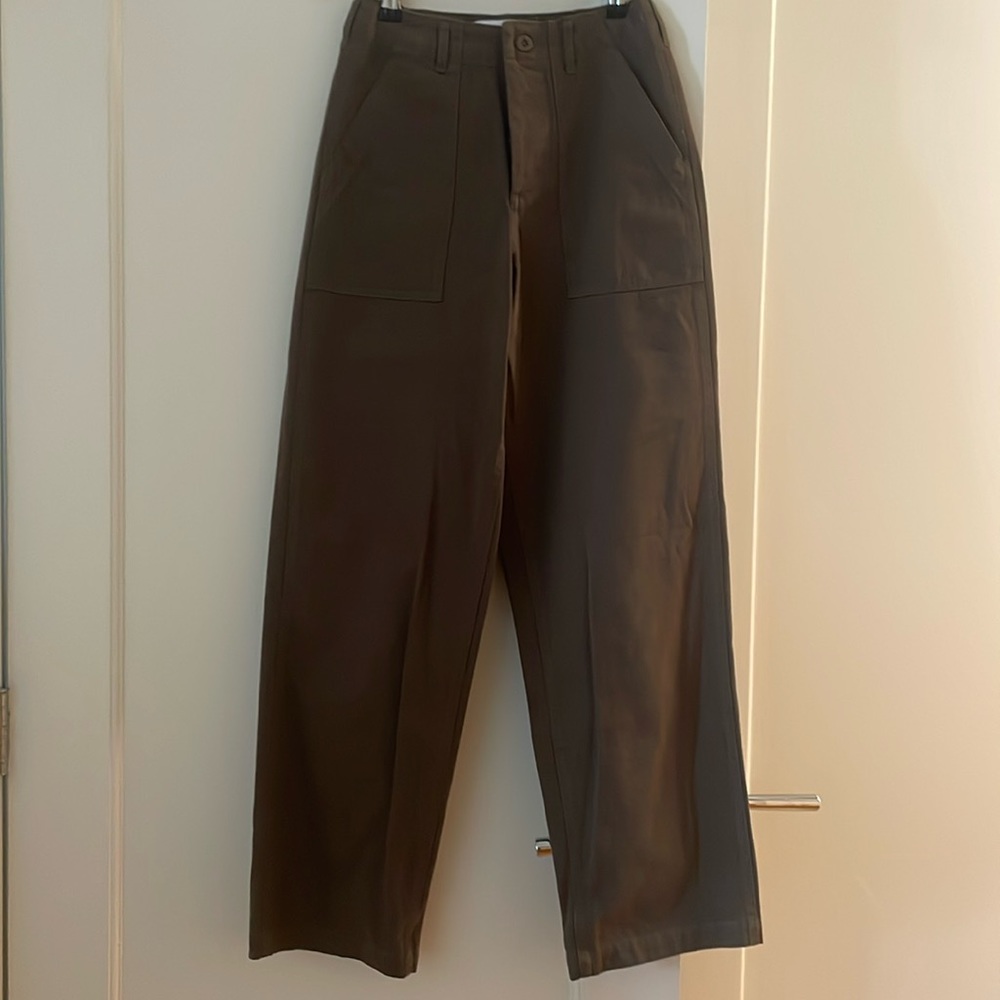 LF MARKEY GREEN CARPENTER JEANS WIDE LEFT LOOSE FIT